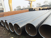 Detail of epoxy powder anti-corrosion spiral steel pipe