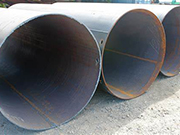 Several stages of mechanical expansion process of large diameter steel pipe
