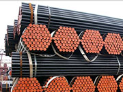 Welded steel pipe for low pressure fluid transportation